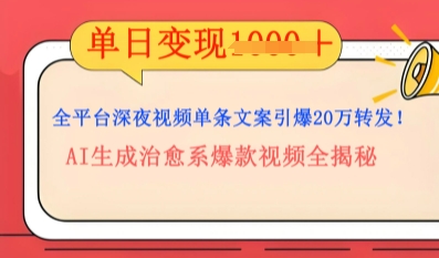 全平台深夜文案新风口：DeepSeek生成百万播放量金句，治愈系内容涨粉速度快4倍-云启轻创