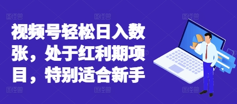 视频号轻松日入数张，处于红利期项目，特别适合新手-云启轻创